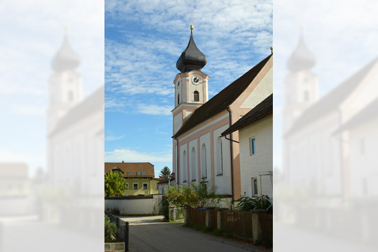 Grossansicht in neuem Fenster: A3 • Kronwittberg - Wegbeschreibung Bild 2 - Kirche