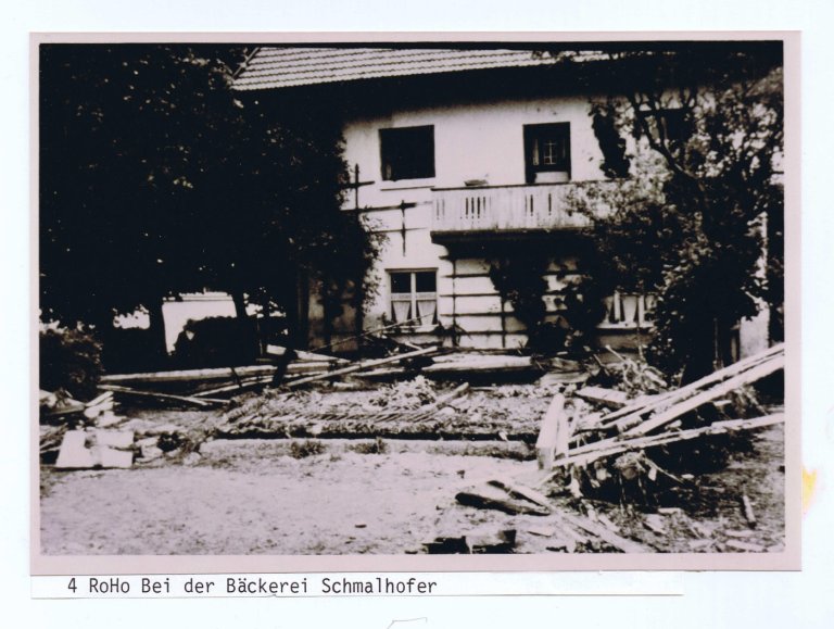 Grossansicht in neuem Fenster: Historisches Roßbach - Hochwasser 9/13
