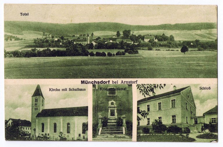Grossansicht in neuem Fenster: Hstorisches Roßbach - Ortsansichten - Münchsdorf
